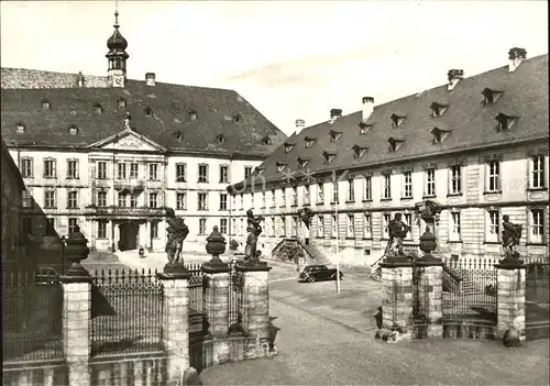 Fulda Schloss der Fuerstaebte Vorderer Hof Kat. Fulda