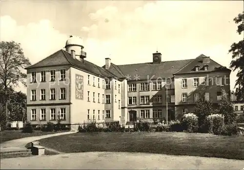 Neustadt Sachsen Schule Volkssternwarte  Kat. Neustadt Sachsen