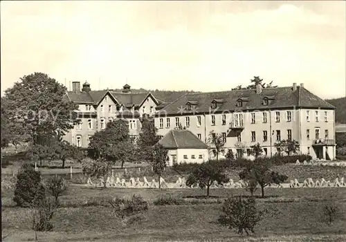 Neustadt Sachsen Krankenhaus Poliklinik  Kat. Neustadt Sachsen