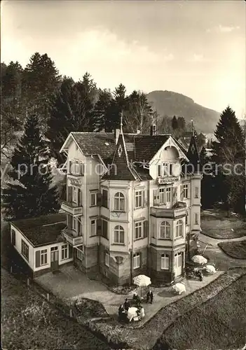 Herrenalb Bad Hotel Pension Villa Bergschloesschen  Kat. Bad Herrenalb