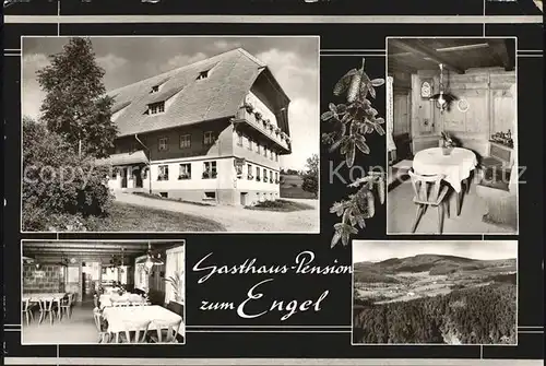 Alpersbach Gasthaus Pension zum Engel  Kat. Hinterzarten