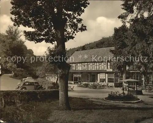 Treseburg Harz Gasthaus Weisser Hirsch  Kat. Treseburg