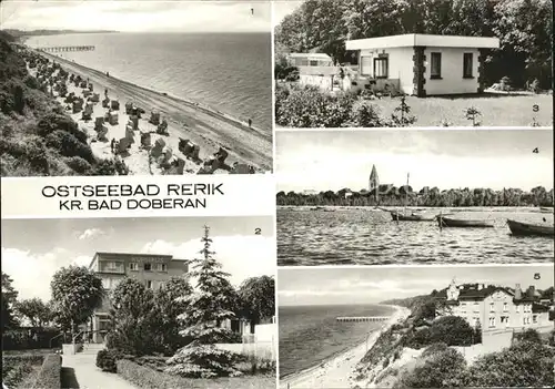 Rerik Ostseebad Steilkueste Strand Kurhaus  Kat. Ostseebad Rerik