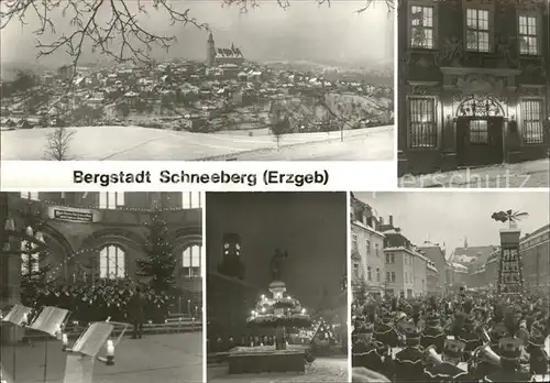 Schneeberg Erzgebirge Ortsansichten Kat. Schneeberg