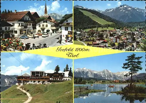 Seefeld Tirol Schmuckkastel Seilbahn Rosshuette Wettersteingebirge Hocheder Kat. Seefeld in Tirol