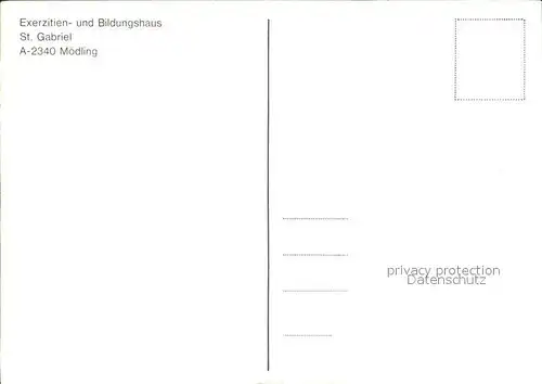Moedling Exerzitien  und Bildungshaus Sankt Gabriel Kat. Moedling