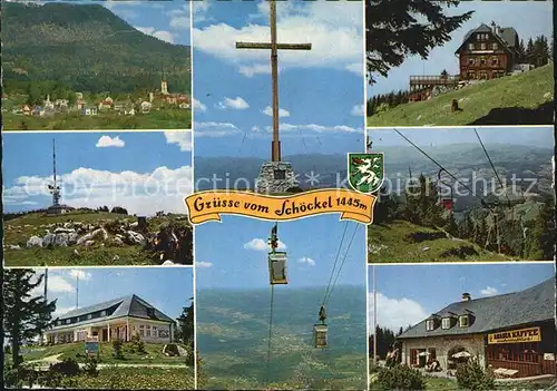 St Radegrund Schoeckel Alpengasthof Stubenberghaus Nordlift Bergstation Gipfelkreuz Kat. Oesterreich