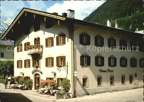 Mayrhofen Zillertal Hotel Cafe Restaurant Neue Post Kat. Mayrhofen