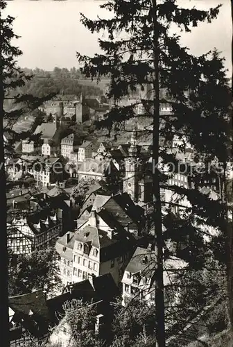 Monschau Blick auf die Altstadt Kat. Monschau