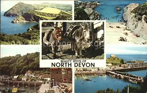 North Devon Combe Martin Woolacombre Clovelly  Kat. North Devon