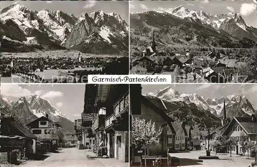 Garmisch Partenkirchen Teilanschten Kat. Garmisch Partenkirchen