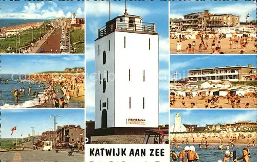 Katwijk aan Zee Uitkuektoren Strand  Kat. Katwijk