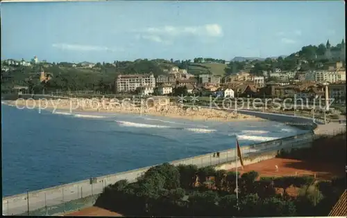 San Sebastian Guipuzcoa Playa de Ondarreta 