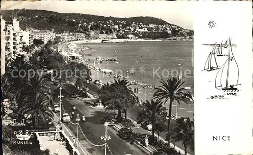 Nice Alpes Maritimes Promenade Mont Boron Kat. Nice