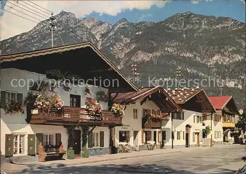 Garmisch Partenkirchen Klammstrasse Kramer  Kat. Garmisch Partenkirchen