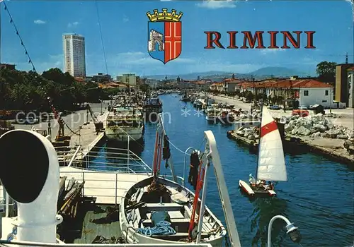 Rimini Hafen Hochhaus  Kat. Rimini