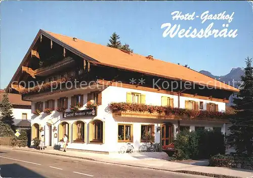 Grassau Chiemgau Hotel Gasthof Weissbraeu  Kat. Grassau