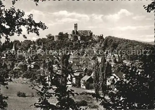 Koenigstein Taunus mit Festung Kat. Koenigstein im Taunus