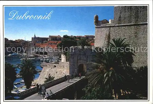 Dubrovnik Ragusa Hafenpartie Kat. Dubrovnik