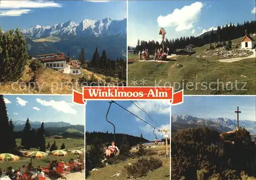 Winklmoos Winkelmoos Alm mit Duerrnbachhorn Kat. Reit im Winkl