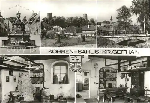 Kohren Sahlis Toepfermuseum Toepferbrunnen Anlagen  Kat. Kohren Sahlis