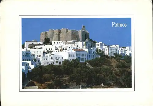 Patmos Sporaden Dodekanes Stadtansicht Kat. Griechenland