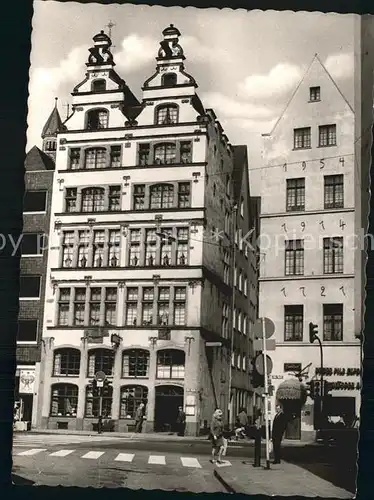 Koeln Rhein Alter Markt Giebelhaeuser Kat. Koeln