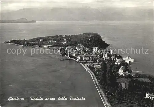 Sirmione Veduta aerea della Penisola Halbinsel