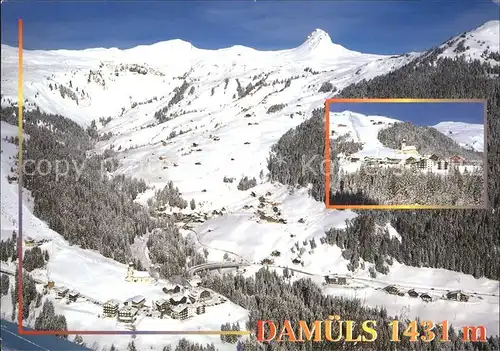 Damuels Vorarlberg Wintersportplatz Bregenzerwald Mittagspitze Kat. Damuels