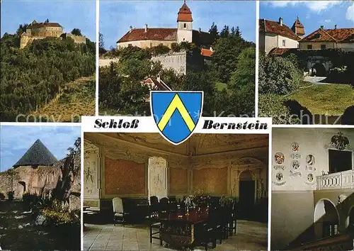 Bernstein Burgenland Schloss Pulverturm Renaissancesaal Stiegenhaus Kat. Bernstein