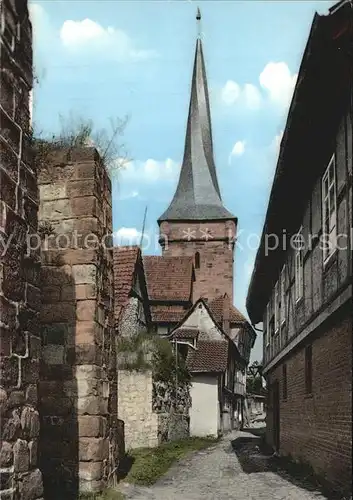 Duderstadt Mauer mit Westerturm Kat. Duderstadt