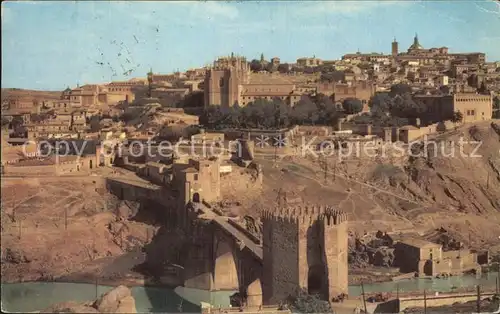 Toledo Castilla La Mancha Puente de San Martin y vista parcial Kat. Toledo