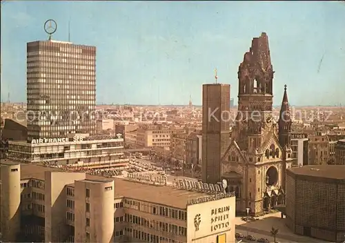 Berlin Europacenter und Gedaechtniskirche Kat. Berlin