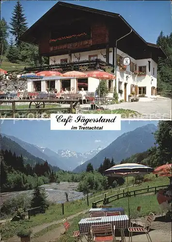 Oberstdorf Cafe Jaegerstand  Kat. Oberstdorf