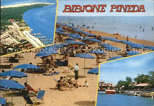 Bibione Strand Fliegeraufnahme