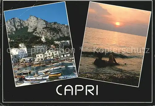 Capri Hafen Strand Kat. Golfo di Napoli
