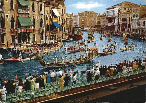 Venezia Venedig Canale Grande Historische Regatta Kat. 