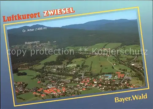 Zwiesel Niederbayern Fliegeraufnahme Kat. Zwiesel