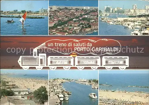 Porto Garibaldi Strand Hafen Kat. Lidi di Comacchio