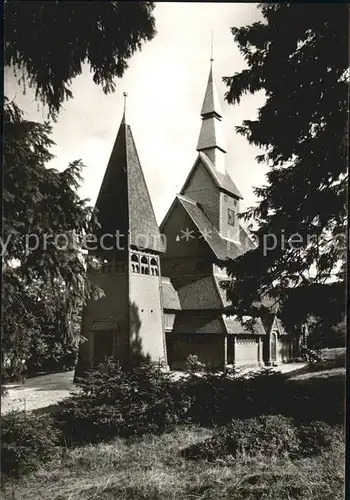 Hahnenklee Bockswiese Harz Kirche Kat. Goslar