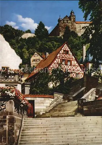 Kulmbach mit Plassenburg Kat. Kulmbach