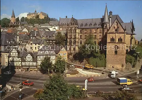 Marburg Lahn Universitaetsstadt mit Schloss Kat. Marburg