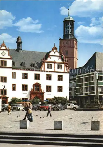Darmstadt Rathaus mit Stadtkirche Kat. Darmstadt