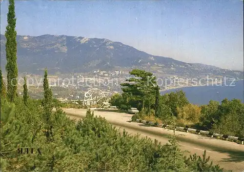 Jalta Ukraine Stadteinfahrt