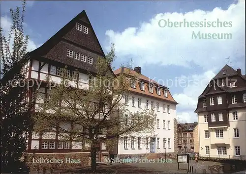 Giessen Lahn Oberhessisches Museum Wallenfelsches Haus Kat. Giessen