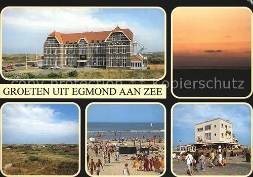 Egmond aan Zee Strand Duenen  Kat. Niederlande