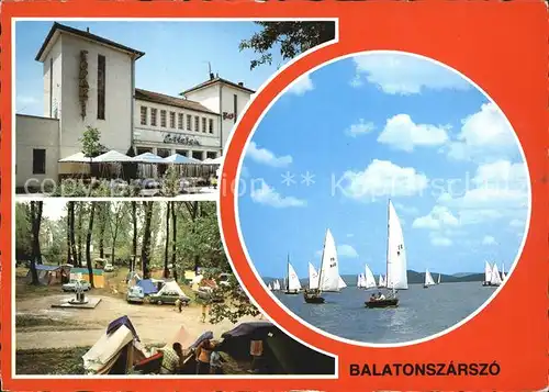 Balatonszarszo Camping Segelboote Kat. Balatonfoeldvar Plattensee