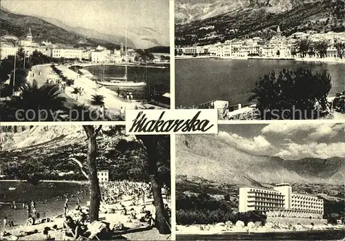 Makarska Dalmatien Strand Hotel  Kat. Kroatien