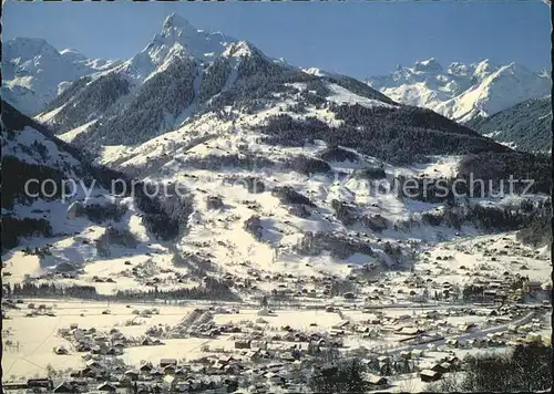 Tschagguns Vorarlberg Fliegeraufnahme Kat. Tschagguns