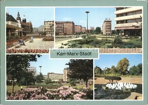 Karl Marx Stadt Rosenhof Karl Marx Alee Kat. Chemnitz